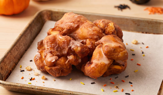 Apple Fritter Halloween Donuts