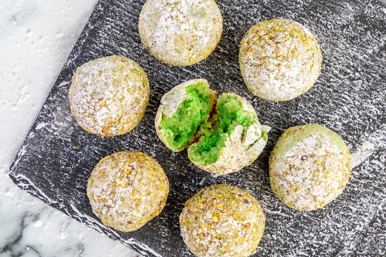Pistachio Almond Drop Cookies